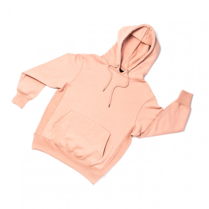 Somon Fermuarsız Kapüşonlu Promosyon Sweatshirt – Kanguru Cepli Logo Baskılı Sweatshirt